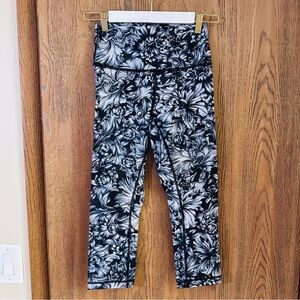 Lululemon Wunder Under Hi-rise Crop Night Garden